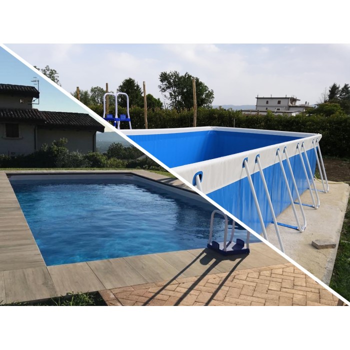Piscina Professionale Flagiello a Struttura Rigida in Misure Varie Altezza 125cm